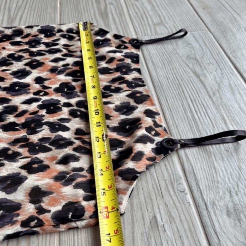 J.ING Women's Multicolor Animal Pattern Allover Print Sleeveless Top Size Small - Picture 7 of 7
